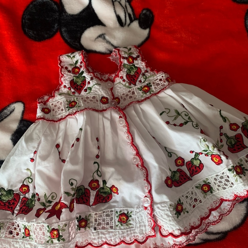 Infant, beautiful hand sewn dress